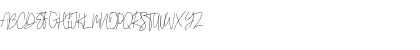 Download Andi Signature Regular Font Uppercase Preview