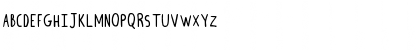 Download Andreia_handwrite Regular Font Uppercase Preview