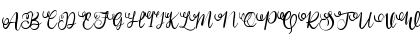 Download Angellina Regular Font Uppercase Preview