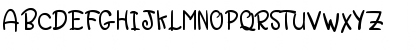 Download ANGRY MONSTA Regular Font Uppercase Preview
