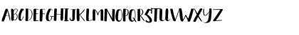 Download Asmirandah Regular Font Uppercase Preview