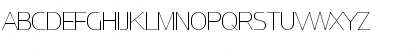 Download Ata Thin Regular Font Uppercase Preview