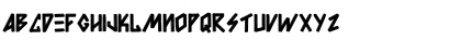 Download Awesome Brush Regular Font Uppercase Preview