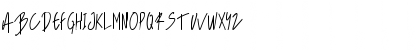 Download BlittarRain Regular Font Uppercase Preview