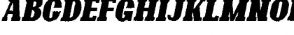 Download Bonaro Rough Italic Demo Rough Italic Font Uppercase Preview