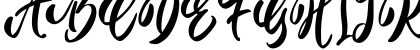 Download Bright Monday Regular Font Uppercase Preview