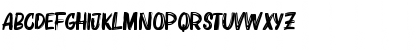 Download Bruzh Regular Font Uppercase Preview
