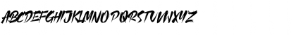 Download CLUISHER BRUSH Regular Font Uppercase Preview