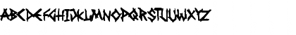 Download Falange Punk Regular Font Uppercase Preview