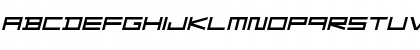 Download F-Zero GX Menu Font Obl Italic Font Uppercase Preview