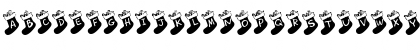 Download Chausettes de Noel Regular Font Uppercase Preview