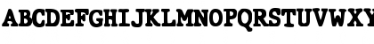 Download JMH Typewriter dry Black Regular Font Uppercase Preview