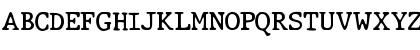 Download JMH Typewriter dry Regular Font Uppercase Preview