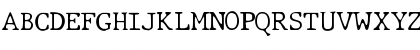 Download JMH Typewriter dry Thin Regular Font Uppercase Preview