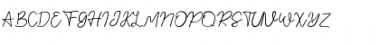Download Nusapenida Signature Regular Font Uppercase Preview