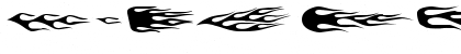 Download Vehicle Decals 'Flames & Art' Regular Font Uppercase Preview