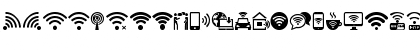 Download Wifi Icons Regular Font Uppercase Preview