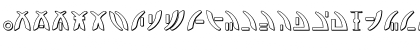 Download Zeta Reticuli 3D Regular Font