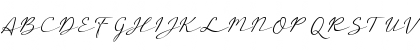 Download a Auto Signature Regular Font Uppercase Preview