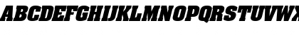 Download AaronBoldExpd Italic Font Uppercase Preview