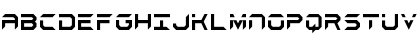 Download Aerospace Regular Font Uppercase Preview