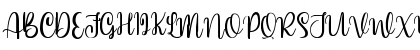 Download Annamellia Regular Font Uppercase Preview