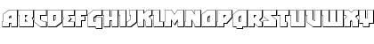 Download Arctic Guardian 3D Regular Font Uppercase Preview