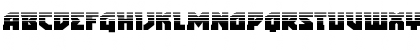 Download Arctic Guardian Halftone Regular Font Uppercase Preview