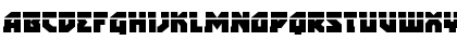 Download Arctic Guardian Laser Regular Font Uppercase Preview