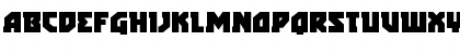Download Arctic Guardian Regular Font Uppercase Preview