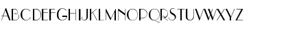 Download Avon-Light Regular Font Uppercase Preview