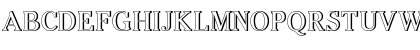Download Cheltenham Outline Shadow Regular Font Uppercase Preview