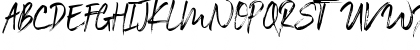 Download Black Vosten Personal Use Regular Font Uppercase Preview