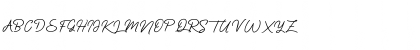 Download BlueQueen Regular Font Uppercase Preview