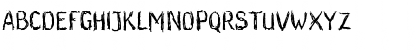 Download Blunt Brush Regular Font Uppercase Preview