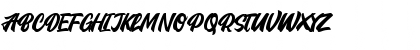 Download Bonesly PersonalUse Regular Font Uppercase Preview
