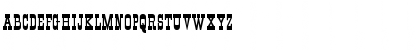 Download BoomTown Regular Font Uppercase Preview
