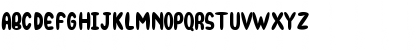 Download BooRush Regular Font Uppercase Preview