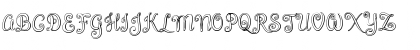Download Brazilian Script Regular Font Uppercase Preview