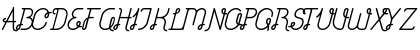 Download Brownice Italic Regular Font Uppercase Preview
