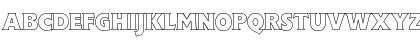 Download Brunhilda Bold Hollow Regular Font Uppercase Preview