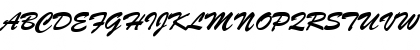 Download Brush-Script-Normal-Italic Regular Font Uppercase Preview