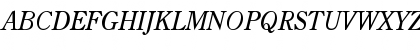 Download Bucolic Modern Italic Regular Font Uppercase Preview