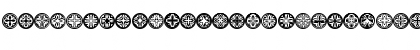 Download Circular Ornaments Regular Font Uppercase Preview