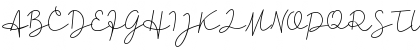 Download Clarisa Script Font Uppercase Preview