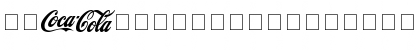 Download CocaCola Regular Font Uppercase Preview