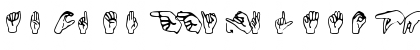 Download Deaf-1  Font Uppercase Preview