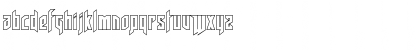 Download Deathshead Outline Regular Font Uppercase Preview
