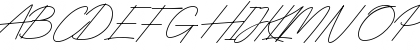 Download Digital Signature Regular Font Uppercase Preview
