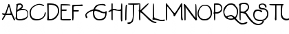 Download DJB Constance Beauregard Regular Font Uppercase Preview
